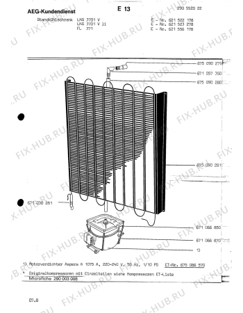 Взрыв-схема холодильника Linde (N Ln) LKS 3701 V - Схема узла Section1